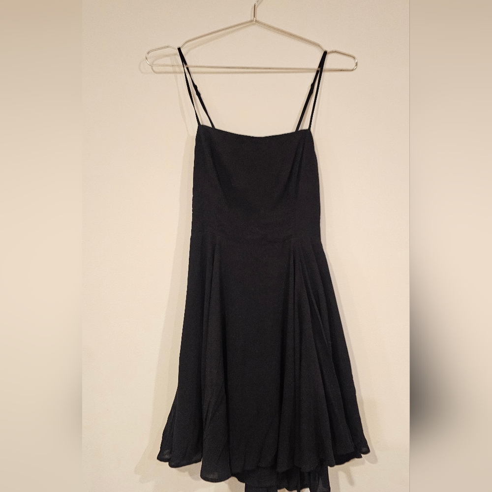 Urban Outfitters Black Mini Dress with Spaghetti Straps